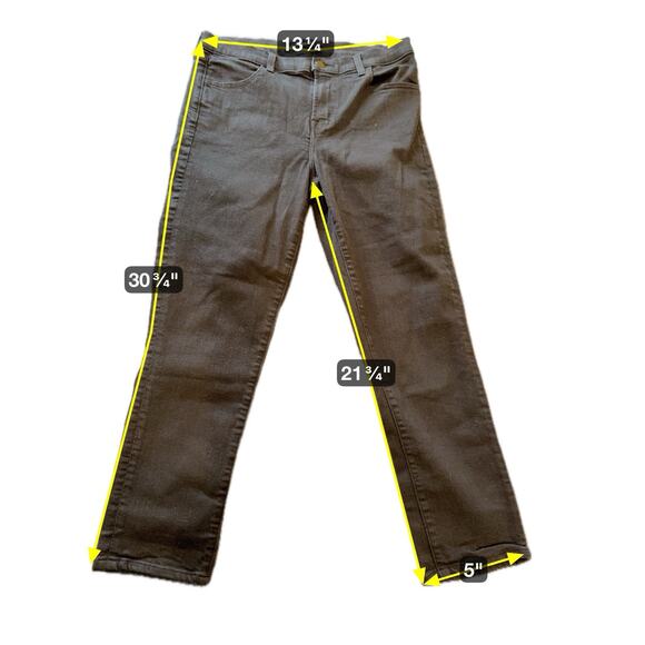 J BRAND Maria High Rise Skinny Stretch Jean in Sonnet, Black Wash - Size 25 - Picture 3 of 10